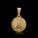 Colgante Nuestra Señora de Aparecida Baño Oro 18k