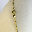 Colar Cumprido com Mini Elos Banhado em Ouro 18k