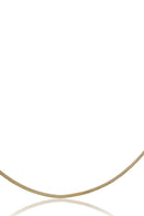 Colar com Corrente Fita Banhado em Ouro 18k