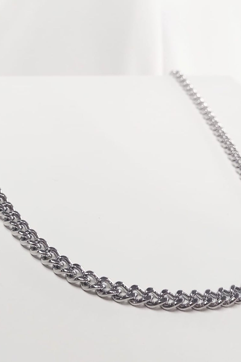 Colar Corrente Grumet 5mm Aço Inox MASCULINO