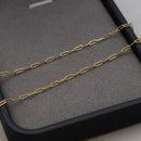 Cadena larga Cartier de 2 mm con colgante de Medusa bañada en oro de 18 quilates