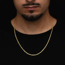 CADENA MARINERA DE 3MM BAÑADA EN ORO 18K