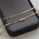 CADENA MARINERA DE 3MM BAÑADA EN ORO 18K