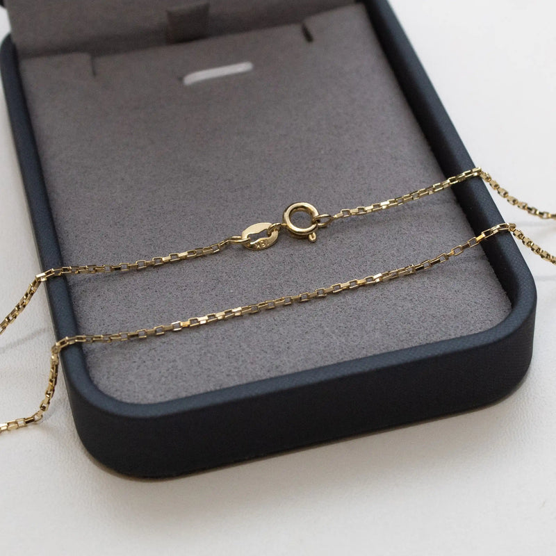 Corrente tijolinho 1mm com pingente São Bento II  Banhado a Ouro 18k