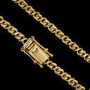 Cadena Emperador 5mm Baño Oro 18k