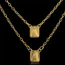 Escapulario de Nuestra Señora de Aparecida 60cm Baño Oro 18k