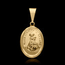 Colgante Nuestra Señora de Nazaret bañado en oro de 18k