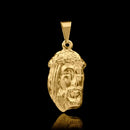 Colgante Rostro de Cristo P Baño Oro 18k
