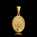 Colgante Nuestra Señora de Gracia bañado en oro de 18k