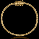 Pulsera Royal Link de 3 mm bañada en oro de 18 quilates